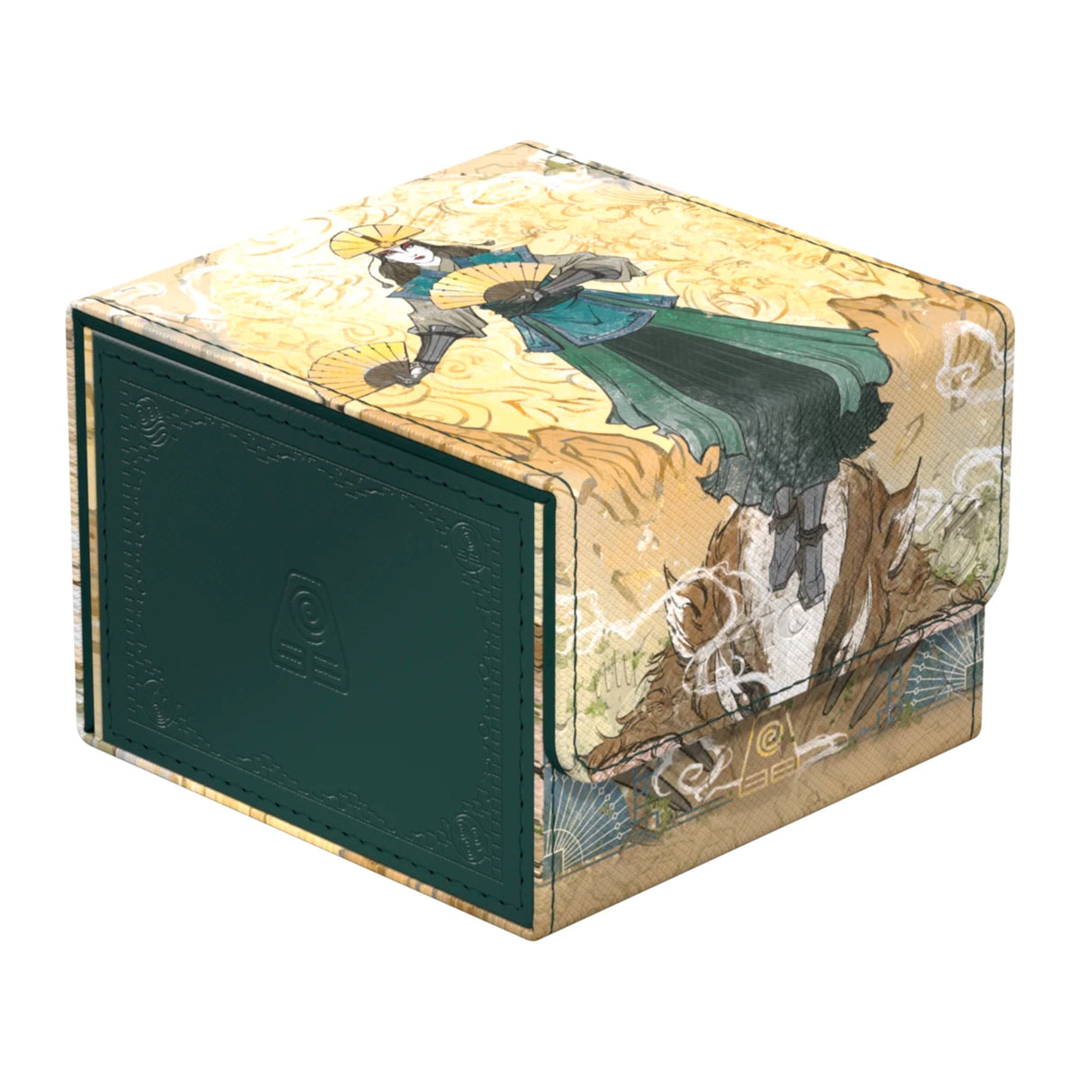 Deck box Ultimate Guard Sidewinder 133+ Xenoskin Magic: The Gathering Avatar: The Last Airbender, The Legend of Kyoshi, fechada, outro ângulo