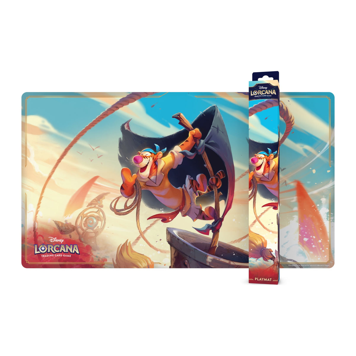 Disney Lorcana Archazia's Island Playmat, arte Tigger, In the Crow's Nest