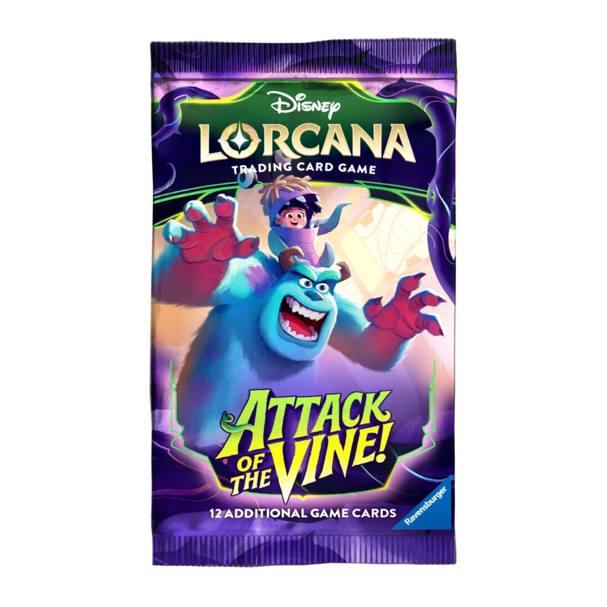 Disney Lorcana Attack of the Vine! Booster em inglês, saqueta