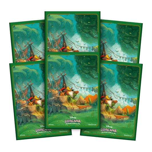 Disney Lorcana Robin Hood Sleeves, sleeves fora da embalagem