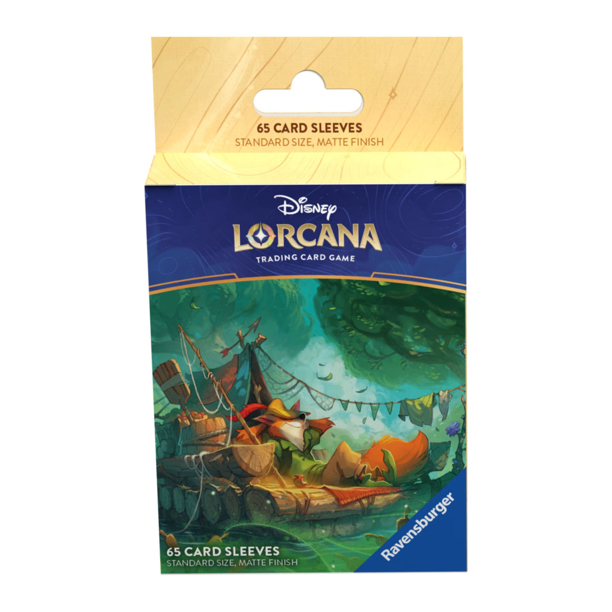 Disney Lorcana Robin Hood Sleeves, embalagem de frente