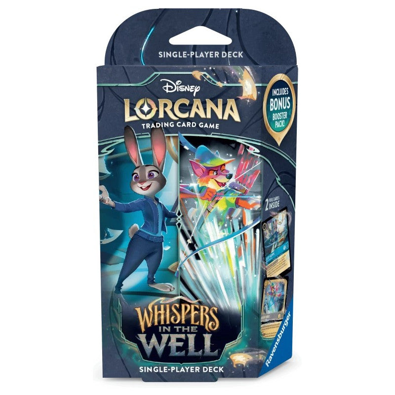 Disney Lorcana Whispers in the Well Starter Deck - Sapphire/Stell