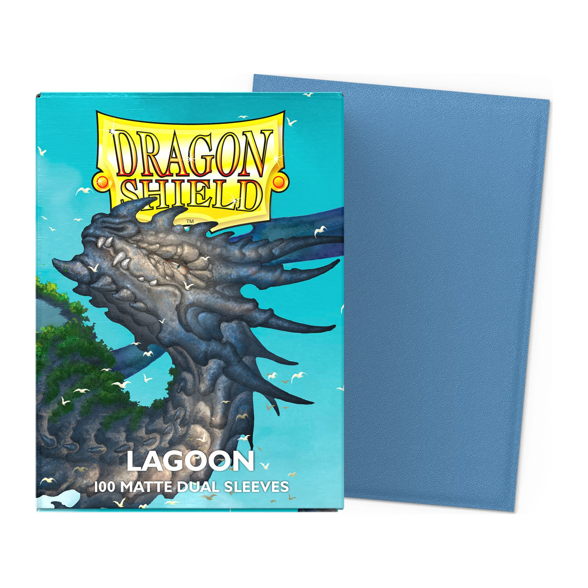 Dragon Shield Dual Matte Sleeves Standard (100), cor Lagoon Saras
