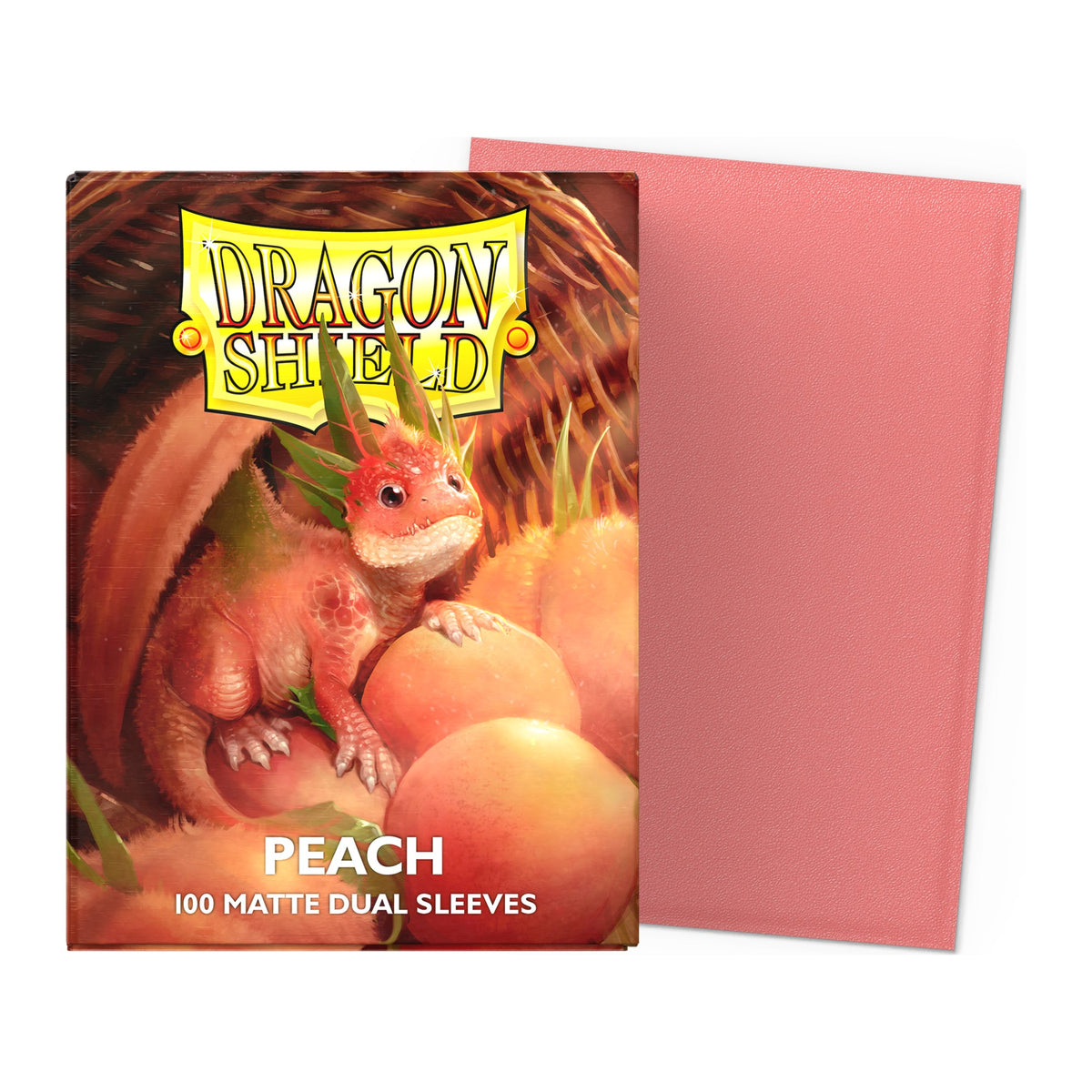 Dragon Shield Dual Matte Sleeves Standard (100), cor Peach'Piip