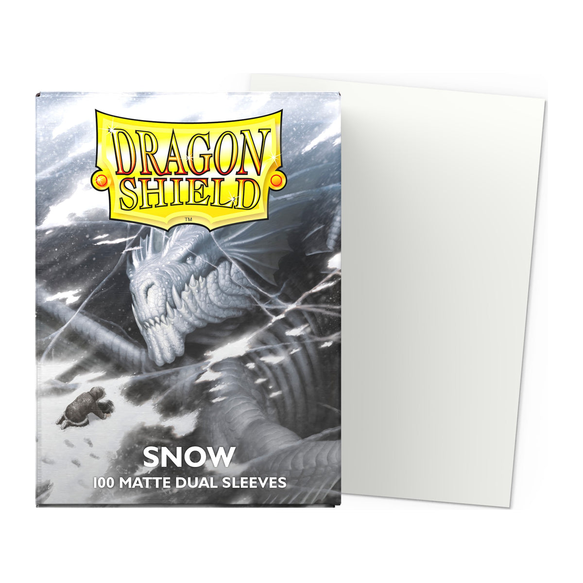 Dragon Shield Dual Matte Sleeves Standard (100), cor Snow Nirin