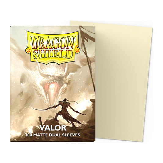 Dragon Shield Dual Matte Sleeves Standard (100), cor Valor Claro