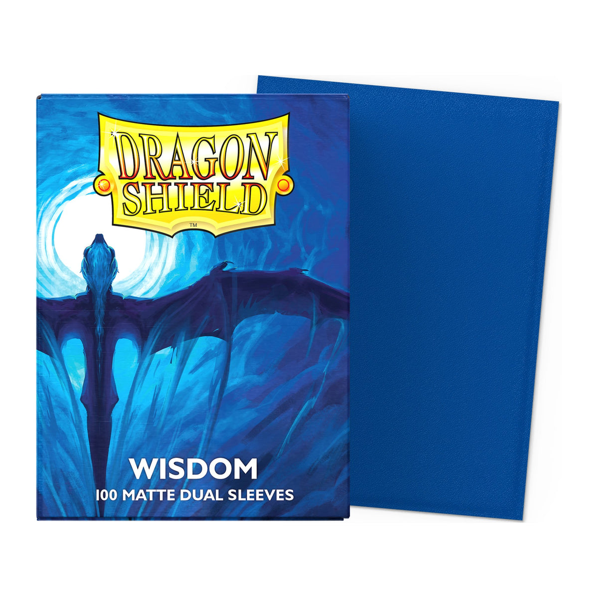 Dragon Shield Dual Matte Sleeves Standard (100), cor Wisdom Azul