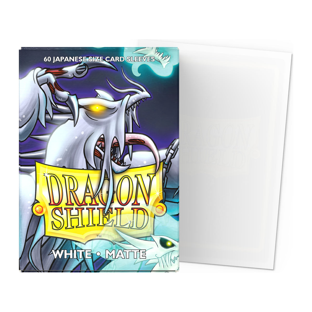 Dragon Shield Japanese Matte Sleeves Small (60), cor Branco