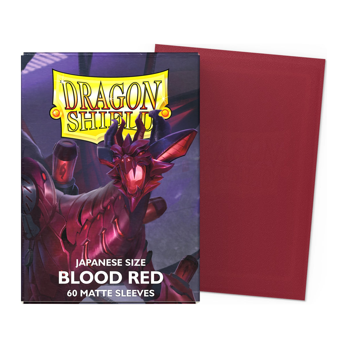 Dragon Shield Japanese Matte Sleeves Small (60), cor Dual Juusouken Vermelho