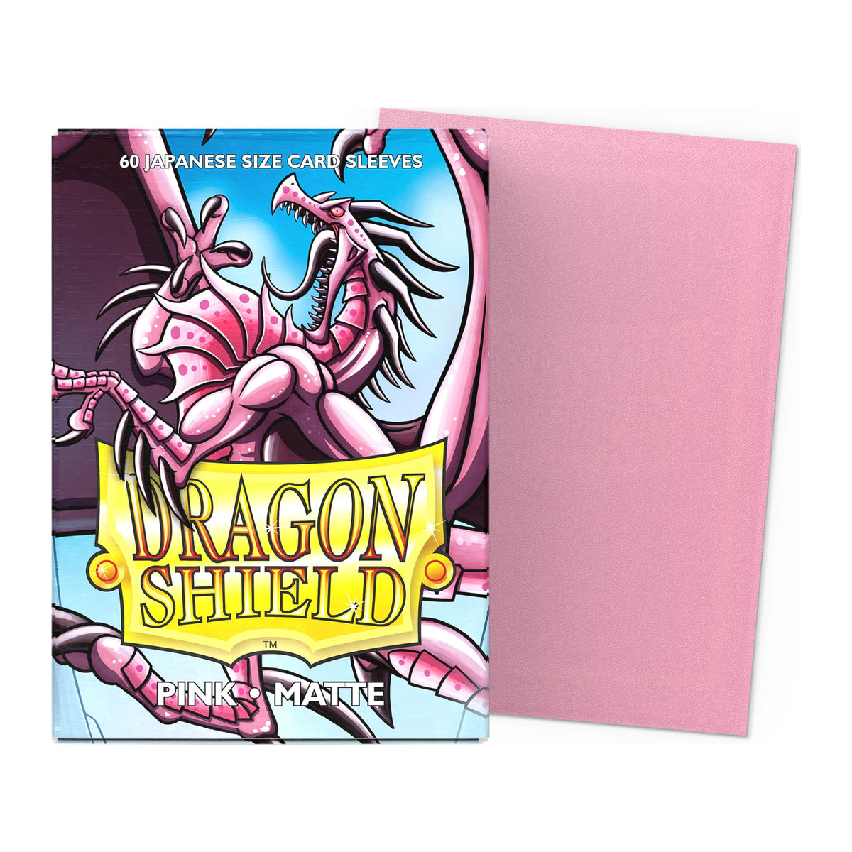 Dragon Shield Japanese Matte Sleeves Small (60), cor Rosa