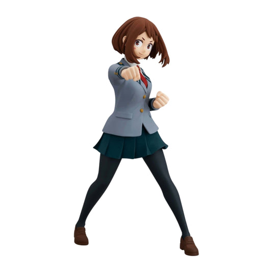 Figura Ochaco Uraraka Glitter & Glamours 22 cm de My Hero Academia, figura completa