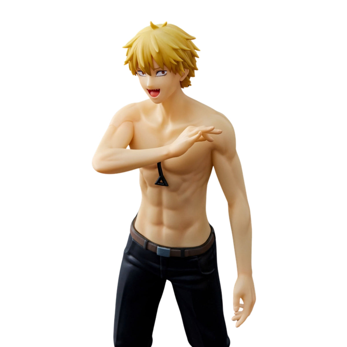 Figura Denji de Chainsaw Man, pormenor do tronco