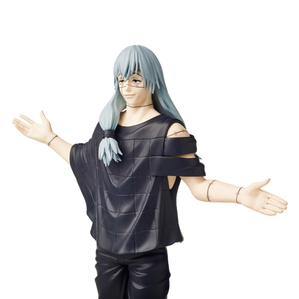 Figura Mahito 20 cm de Jujutsu Kaisen, pormenor do tronco de três quartos