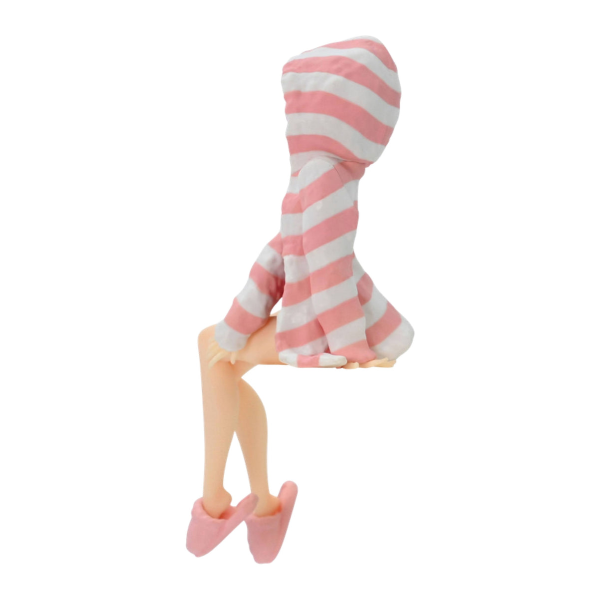 Figura Ram Noodle Stopper com roupa de casa 14 cm de Re:Zero, vista de três quartos de costas