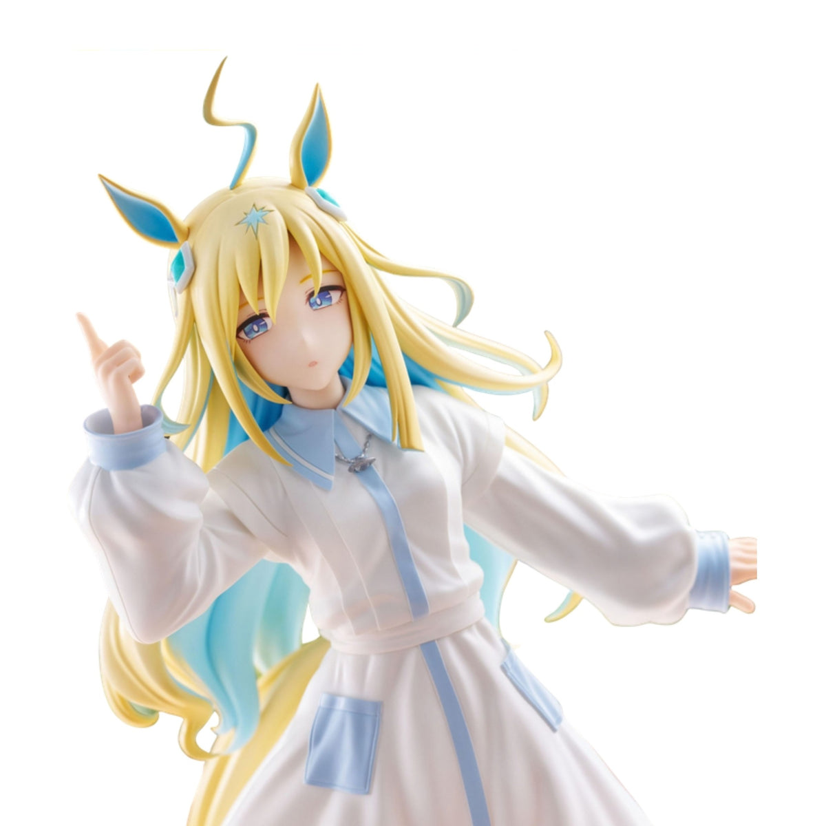 Figura Neo Universe Trio-Try-iT 22 cm de Uma Musume Pretty Derby, plano aproximado de três quartos
