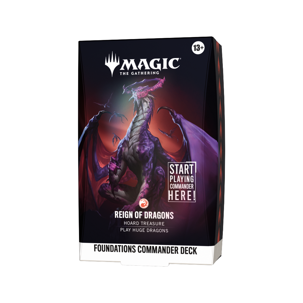 Magic Foundations Commander Deck EN – Reign of Dragons