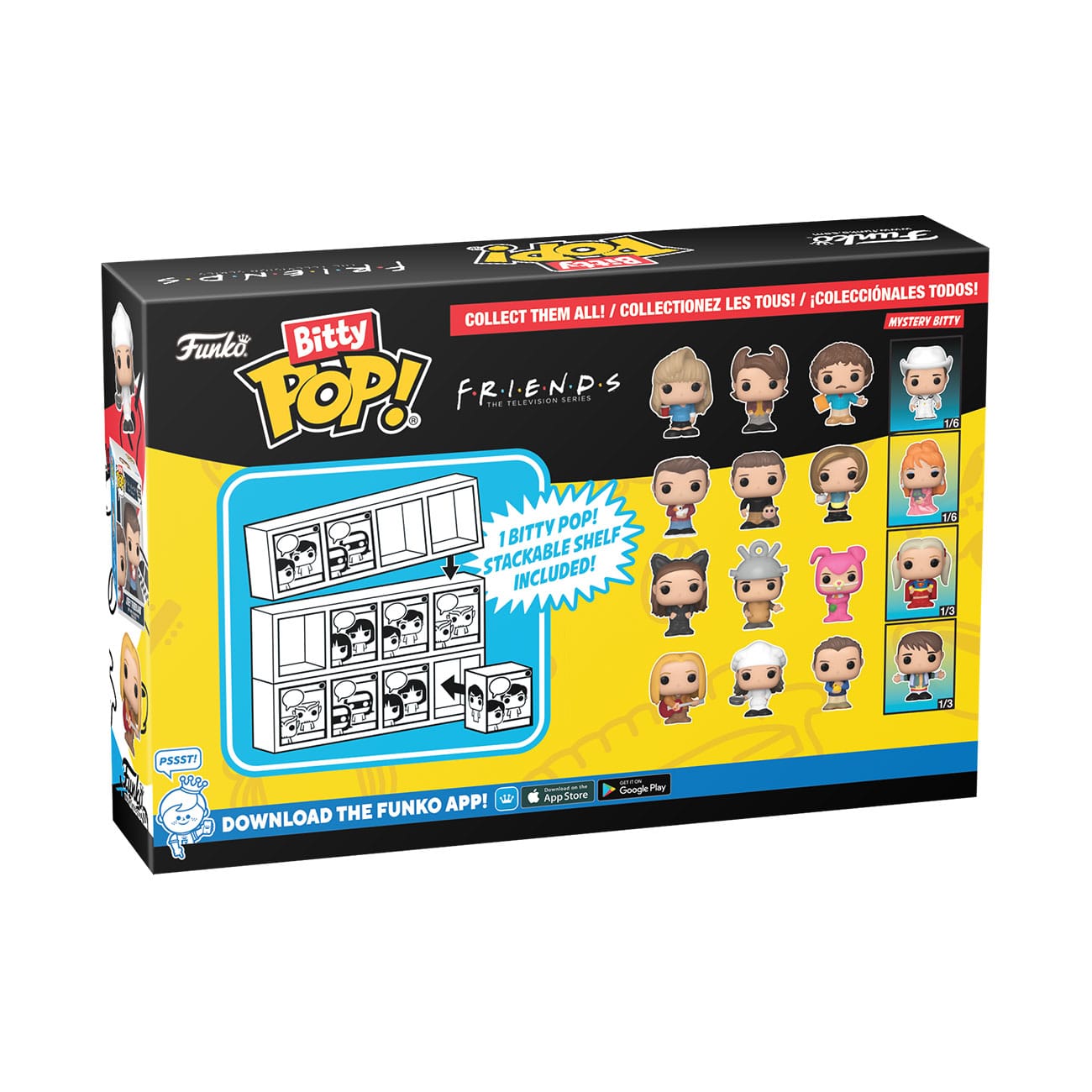 Friends Bitty POP! Vinyl Figure 4-Pack Joey 2.5 cm