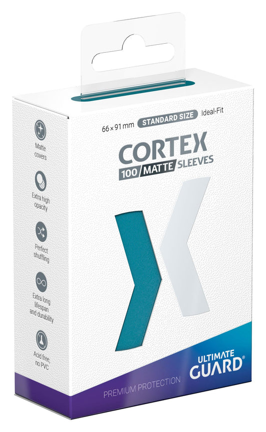 Ultimate Guard Cortex Sleeves Standard Size Matte Petrol (100)