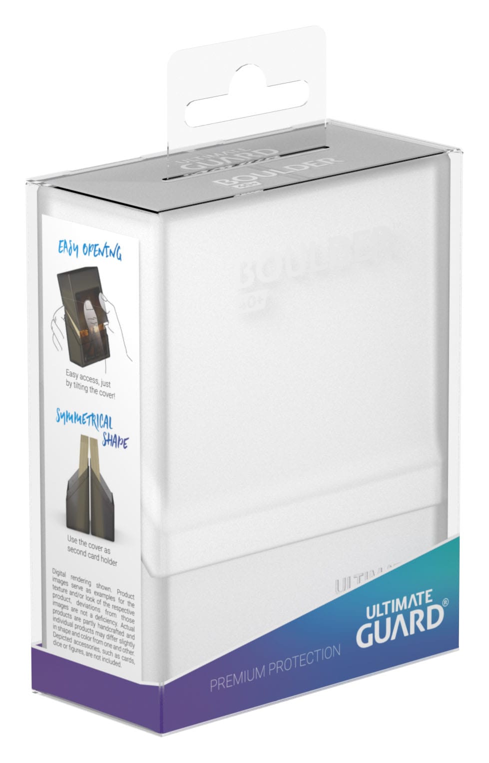 Ultimate Guard Boulder Deck Case 40+ Standard Size Frosted