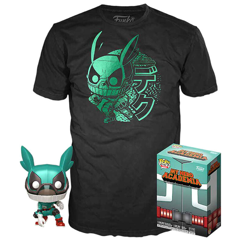 Set POP figure &amp; Tee My Hero Academia Deku with Helmet