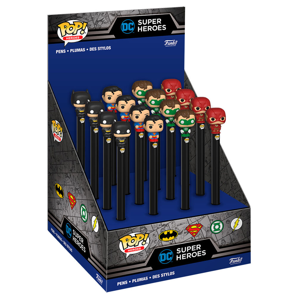 Display 16 pens Toppers DC Comics