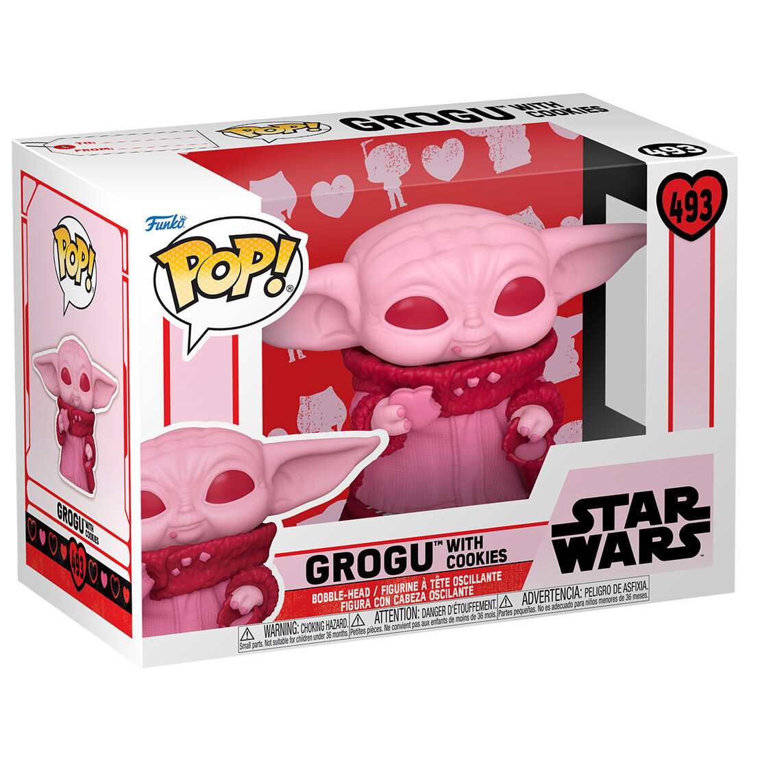 POP figure Star Wars Valentines Grogu