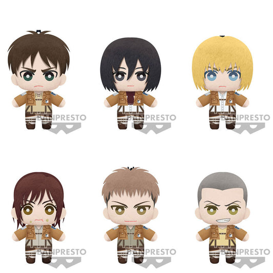 Exhibitor 9 Plush toys Attack on Titan Series 1 Tomonui 15cm assorted