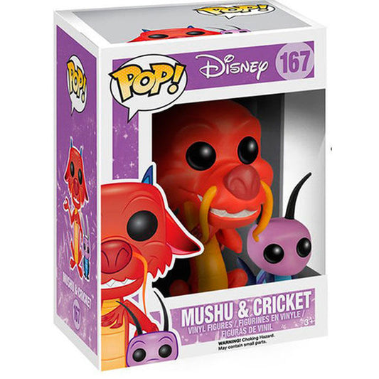 POP Figure Disney Mulan Mushu &amp; Cricket