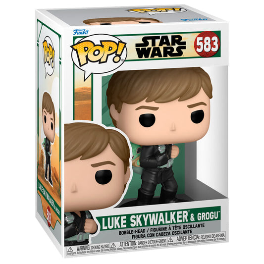 POP figure Star Wars The Book of Boba Fett 2 Luke Skywalker &amp; Grogu