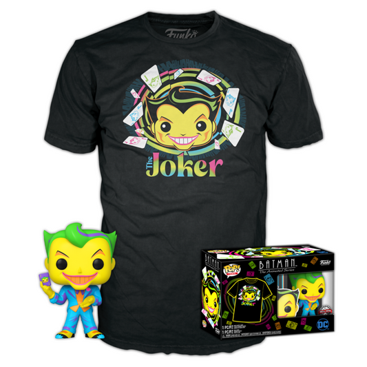 Set figure POP &amp; Tee DC Comics Batman Joker Exclusive