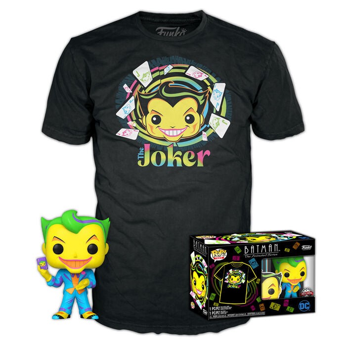Set figure POP &amp; Tee DC Comics Batman Joker Exclusive