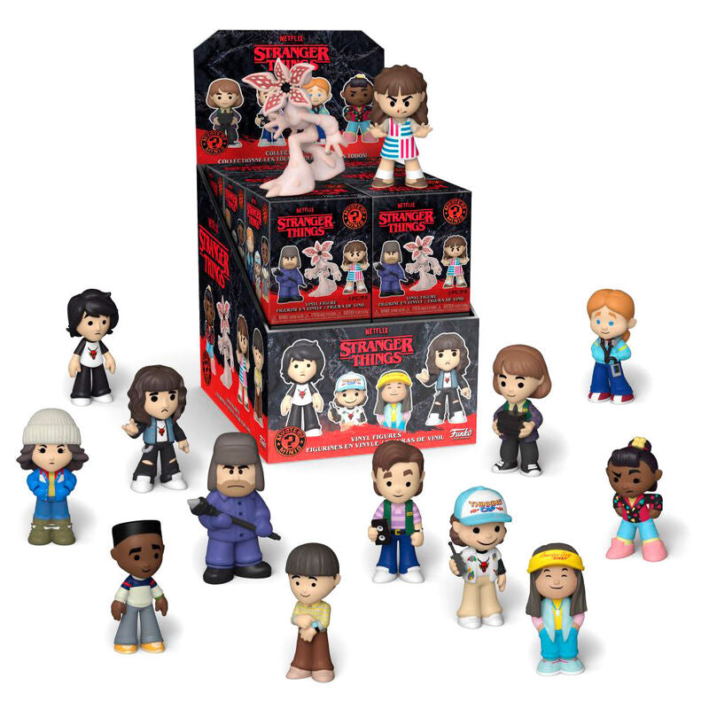 Display 12 figures Mystery Minis Stranger Things assorted