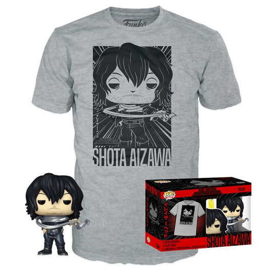 Set figure POP &amp; Tee My Hero Academia Shota Aizawa
