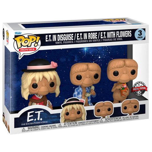 POP pack 3 ET The Extra-Terrestrial Exclusive