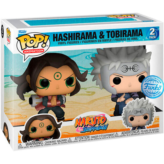 POP pack 2 figures Naruto Shippuden Hashirama &amp; Tobirama Exclusive