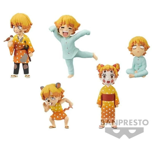 Pack 12 figures Demon Slayer Kimetsu No Yaiba World Collectable Zenitsu Agatsuma 7cm