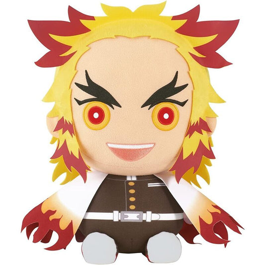 Demon Slayer Kimetsu No Yaiba Kyojuro Rengoku plush toy 32cm