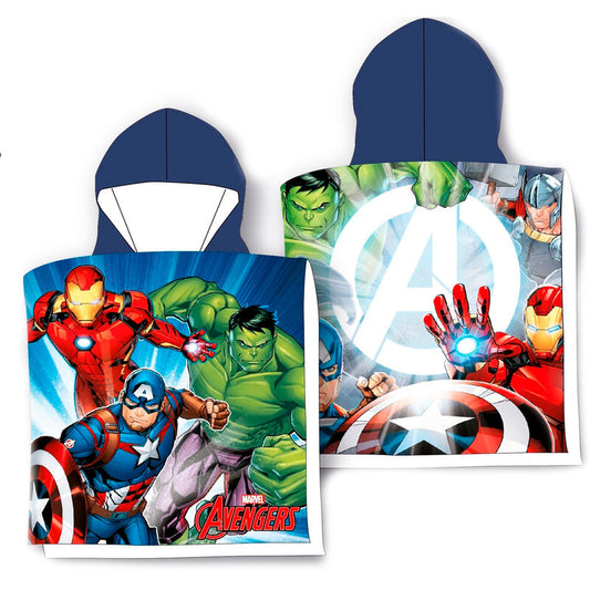 Marvel Avengers microfiber poncho towel