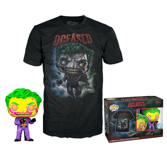 Set figure POP &amp; Tee DC Comics Joker