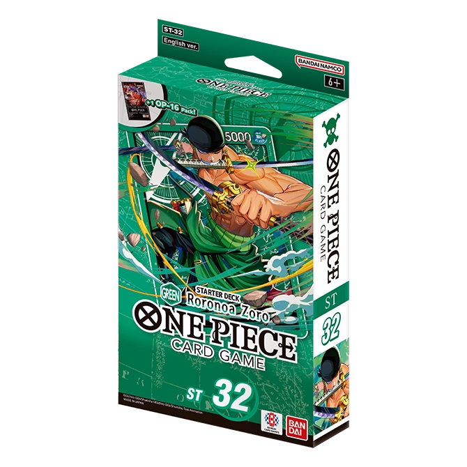 One Piece Card Game Starter Deck [ST-32] - GREEN Roronoa Zoro