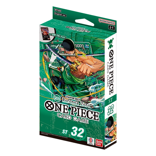One Piece Card Game Starter Deck [ST-32] - GREEN Roronoa Zoro