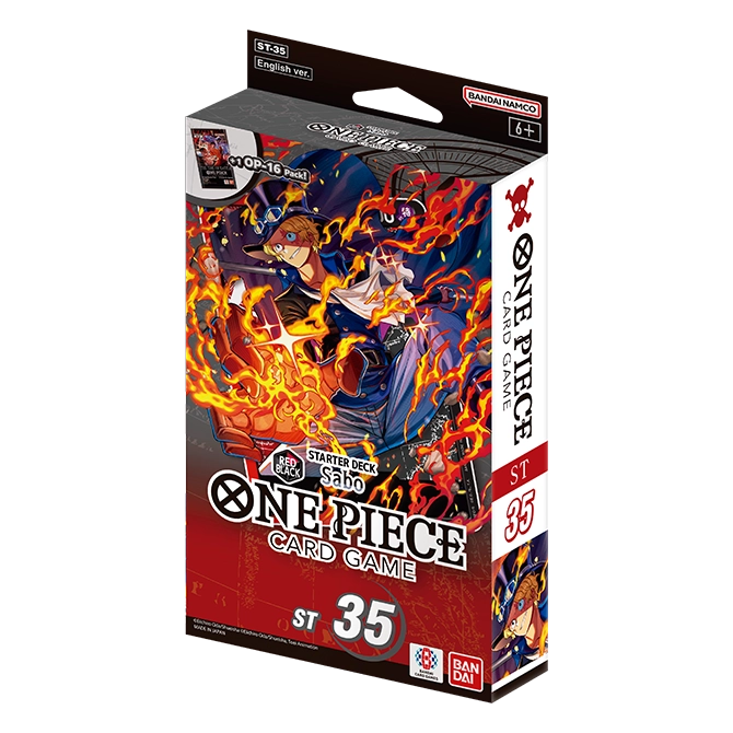One Piece Card Game Starter Deck [ST-35] - RED/BLACK Sabo