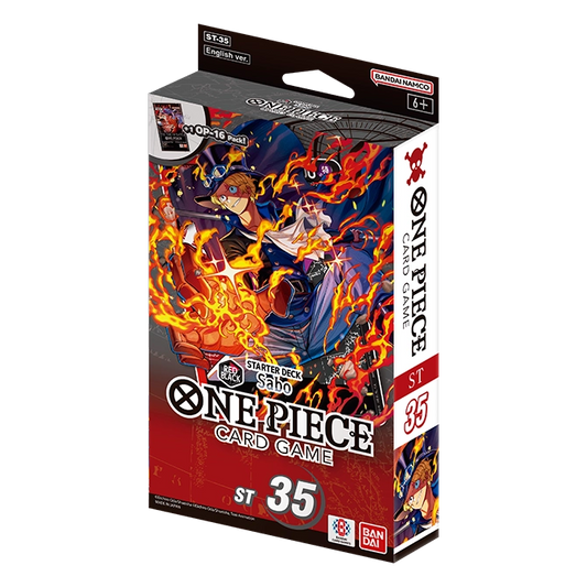 One Piece Card Game Starter Deck [ST-35] - RED/BLACK Sabo