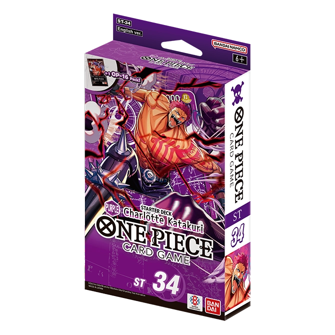 One Piece Card Game Starter Deck [ST-34] - PURPLE Charlotte Katakuri