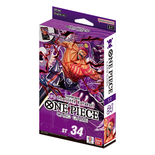 One Piece Card Game Starter Deck [ST-34] - PURPLE Charlotte Katakuri