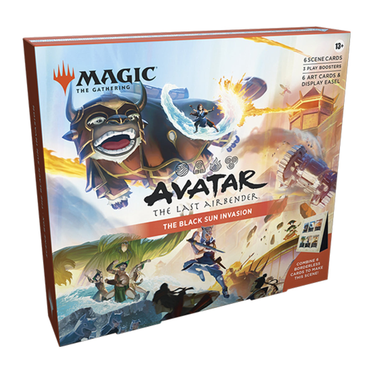 Magic: The Gathering Avatar: The Last Airbender Scene Box em inglês, cena The Black Sun Invasion