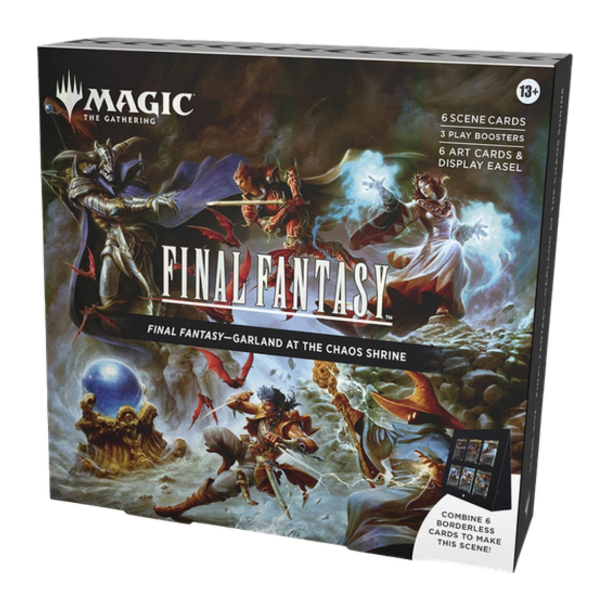 Magic: The Gathering Final Fantasy Scene Box em inglês, cena Garland at the Chaos Shrine (FFI)