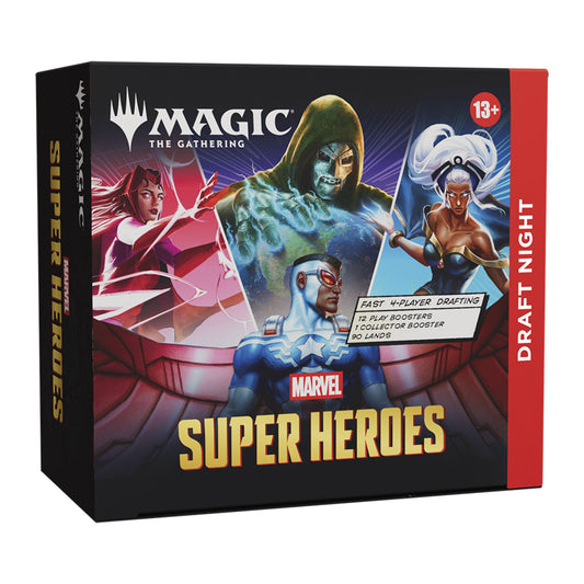 Magic: The Gathering Marvel Super Heroes Draft Night em inglês