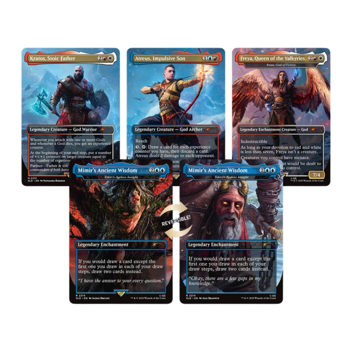 Magic: The Gathering Secret Lair x PlayStation God of War: Norse em inglês