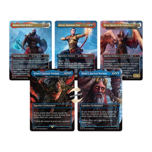 Magic: The Gathering Secret Lair x PlayStation God of War: Norse em inglês